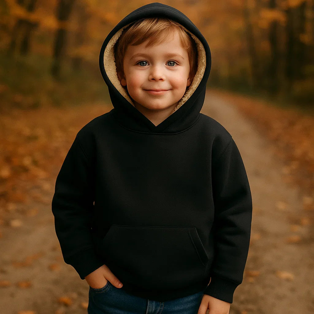 MiniFashion – Wygodna i luźna – bluza z kapturem w stylu casual