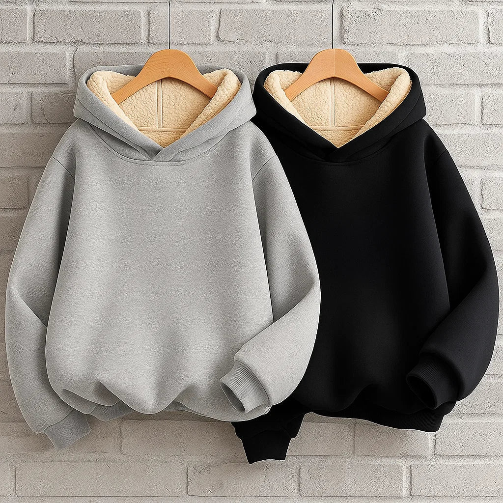 MiniFashion – Wygodna i luźna – bluza z kapturem w stylu casual