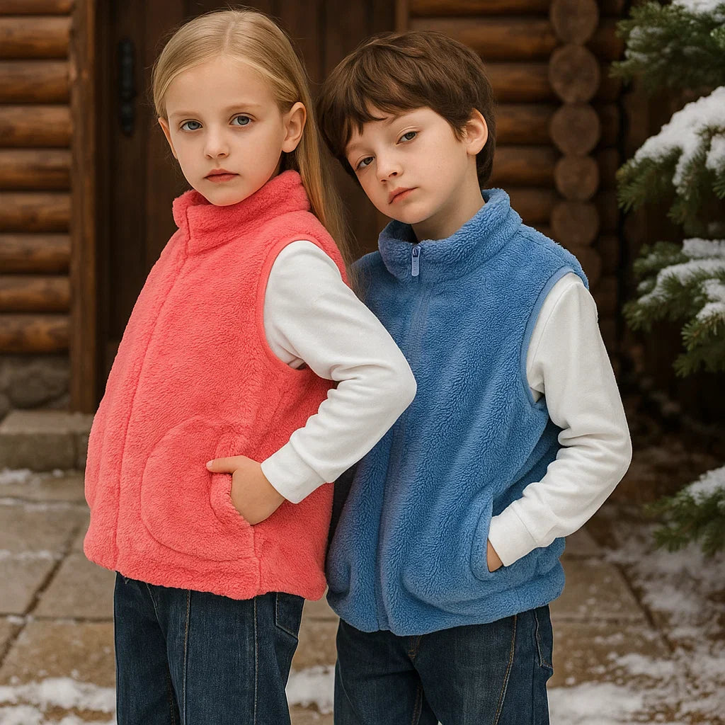 MiniWarm – Lekka i izolująca kamizelka z podszewką z grubego polaru