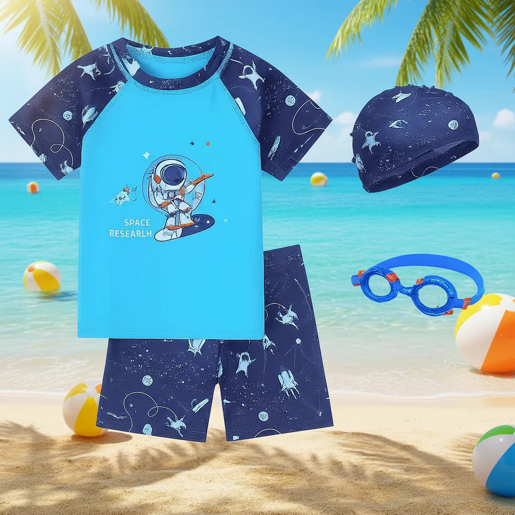AquaFun – Oddychający i bezpieczny – zestaw do pływania dla dzieci z ochroną UPF