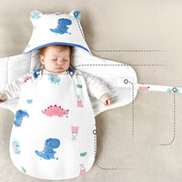 Thumbnail for SnuggleBear – Komfort i wygoda – bawełniany kocyk do owijania niemowląt