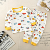 Thumbnail for SleepBuddy – Miękkie i wygodne – zestaw piżamy dziecięcej z długimi rękawami