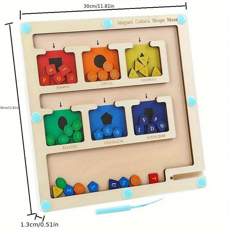 Magnetic Maze™ - Edukacyjny labirynt magnetyczny - Nauka przez zabawę