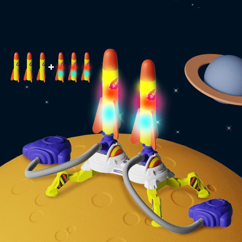 Air Rocket - Skacz i wystrzeliwuj – zabawka rakieta