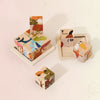 WoodMind – Kreatywne i edukacyjne – drewniane puzzle Montessori 6 w 1 z motywem zwierząt