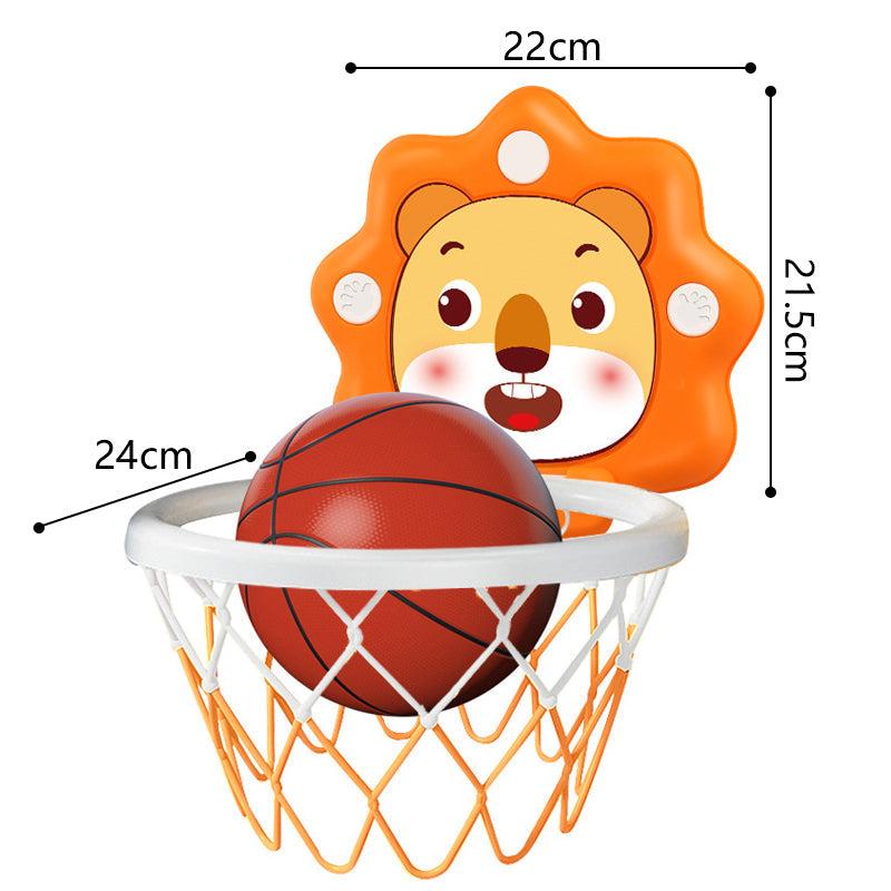 LionHoop – Umiejętności motoryczne i zabawa - zestaw do mini koszykówki dla dzieci