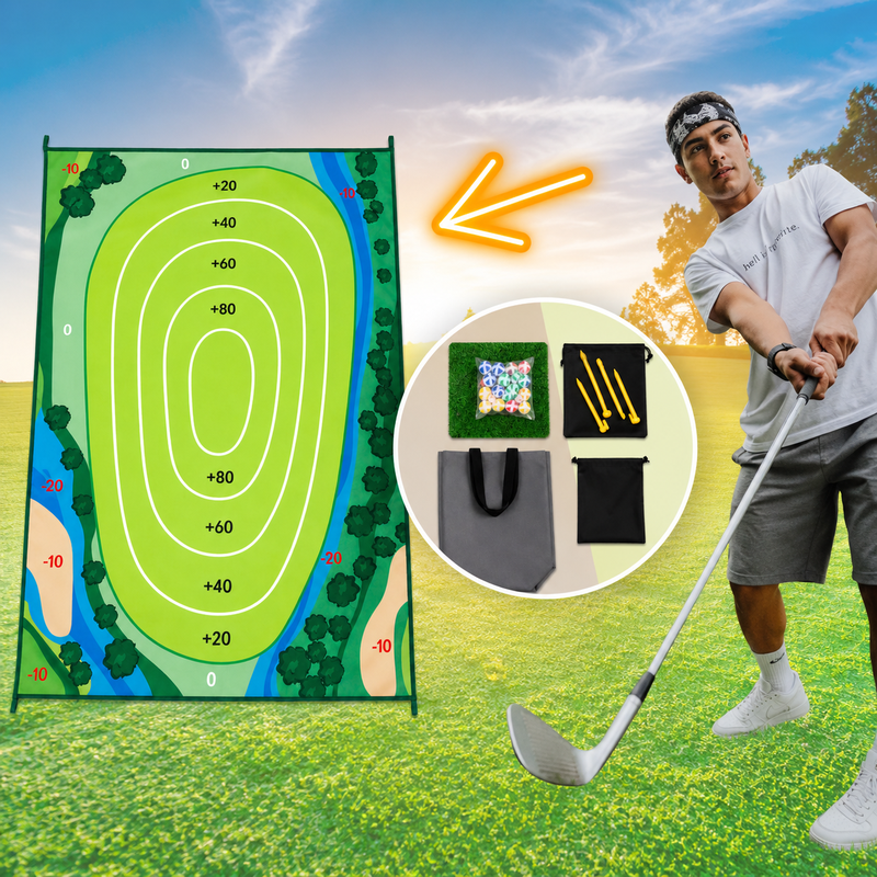 GolfSpot – Aktywna zabawa na świeżym powietrzu - zestaw do gry w golfa