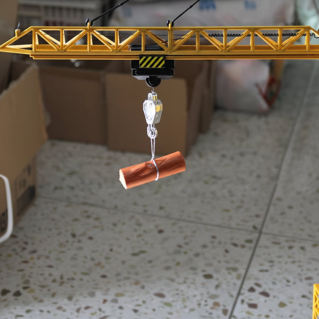 CranePro – Interaktywna i realistyczna – zabawka: żuraw wieżowy na pilota