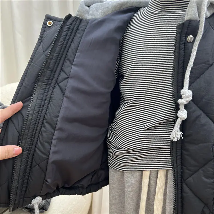 CozyShield – Ciepła i wytrzymała – pikowana kurtka z kapturem