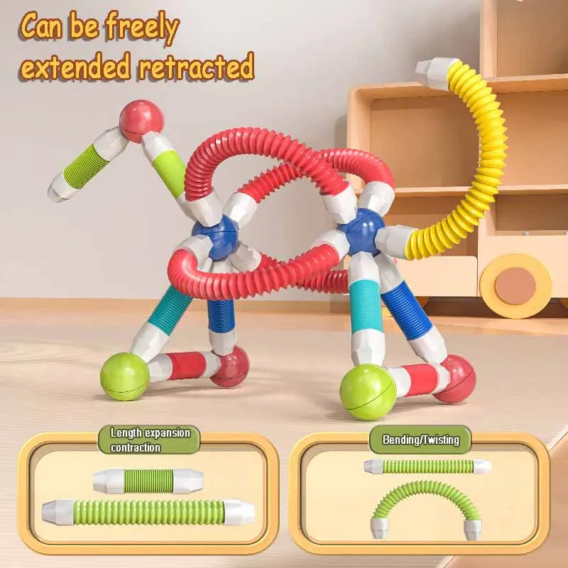Magnetic Sticks - Niekończące się budowanie - elastyczne patyczki magnetyczne