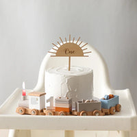 Thumbnail for TrainCount –  Klasyczne i edukacyjne – drewniany pociąg Montessori