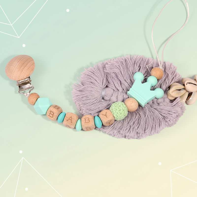 Personalized Pacifier Chain – Bezpiecznie i stylowo – spersonalizowany łańcuszek do smoczka