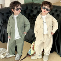 Thumbnail for Boys Fashion – Modny i wygodny – zestaw cargo dla chłopców