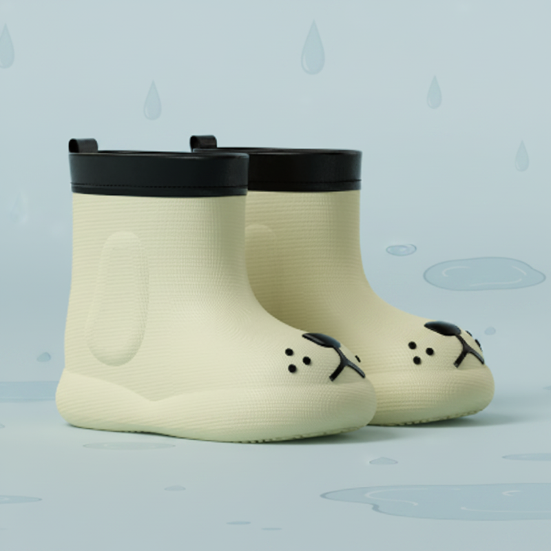 PuddlePaws Kids – Wodoodporne i zabawne - buty przeciwdeszczowe Woof
