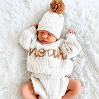 Thumbnail for Personalized Baby Sweater – Wyjątkowy i uroczy – haftowany, spersonalizowany sweterek dla niemowląt