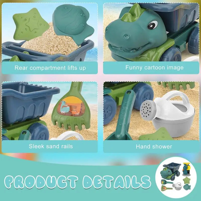 Beach Dino Set™ – Zbuduj swój zamek – Plaża Dinotruck Beach