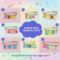 Thumbnail for Personalized Charm Pin – Osobista i stylowa – broszka z imieniem
