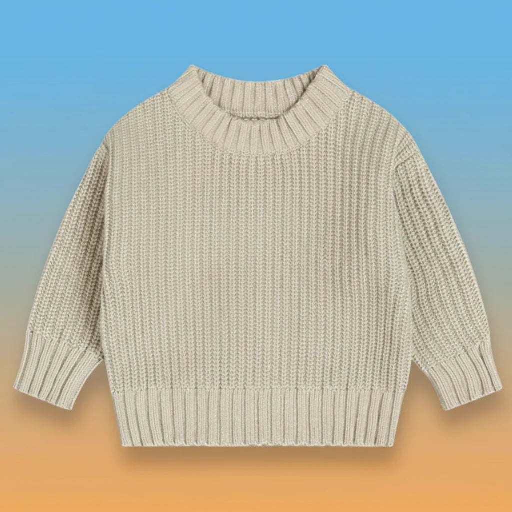 PureSoft – Classic & Cozy - Solidny sweter z dzianiny