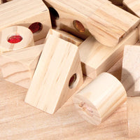 Thumbnail for Rainbow Gem Stacking Blocks – Kreatywne i edukacyjne – zestaw drewnianych klocków do układania