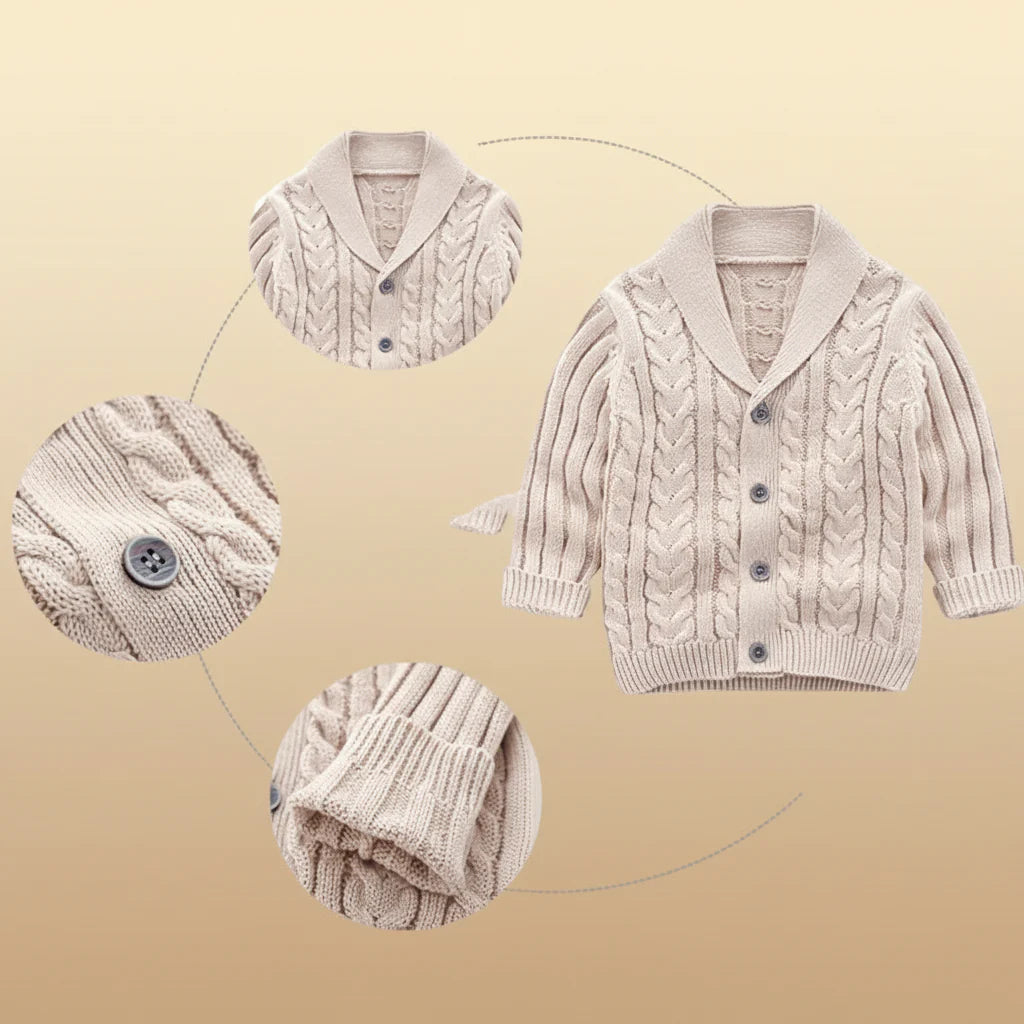 CozyCub – Wygodny i modny – dzianinowy sweter dziecięcy