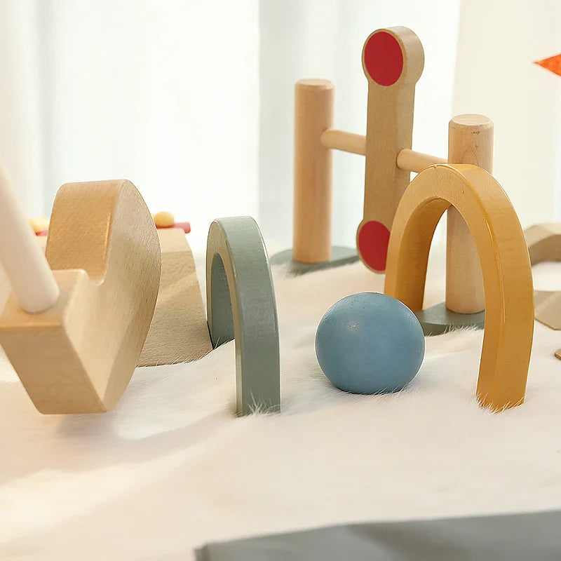 Mini Golfers – Początki zabawy na świeżym powietrzu – Drewniany zestaw zabawek do golfa