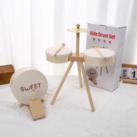 Thumbnail for Kids Wooden Drum Toy – Muzyka i kreatywność – zestaw perkusyjny