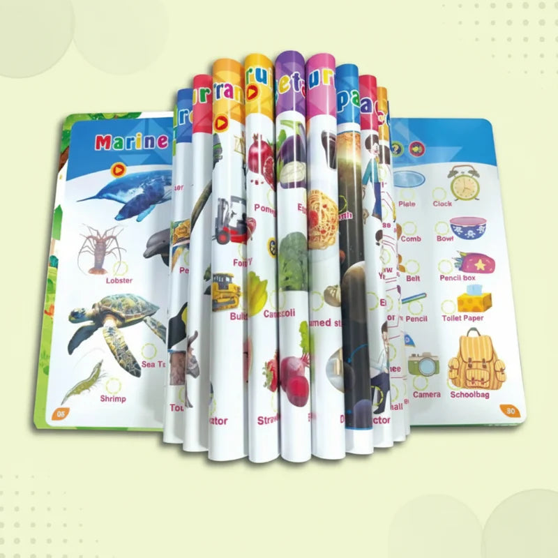 LittleVoices – Interaktywne i zabawne – Książka dźwiękowa tematyczna (angielski)