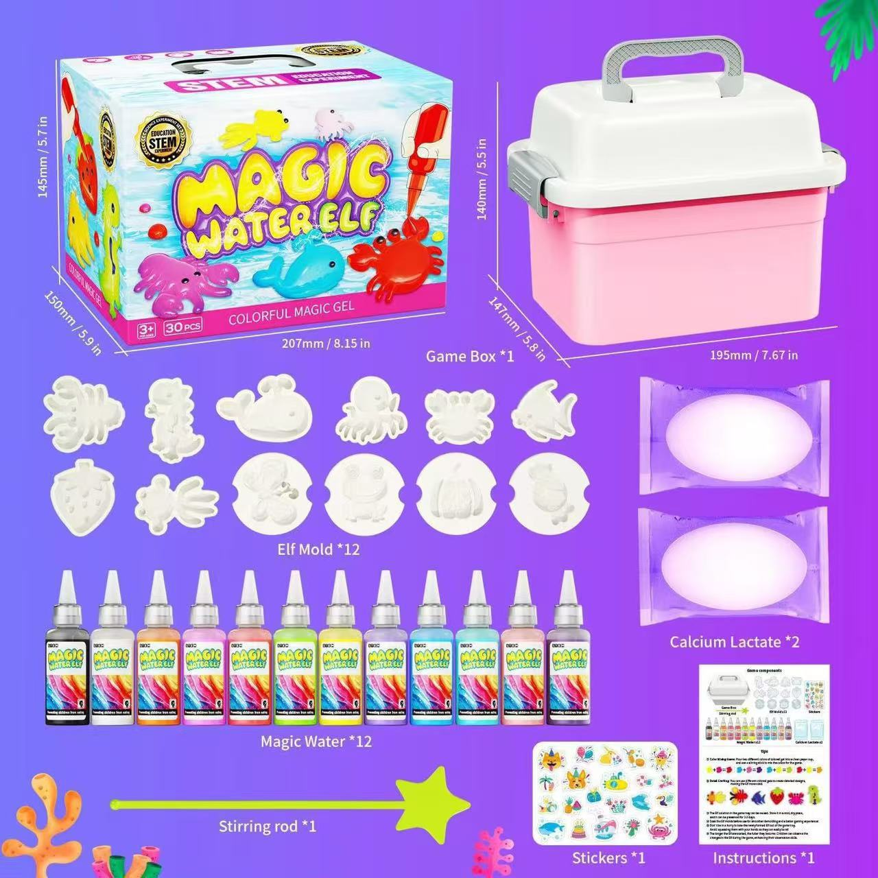 WaterMagic™ – Stwórz najpiękniejsze zwierzęta i kształty! – Zestaw DIY