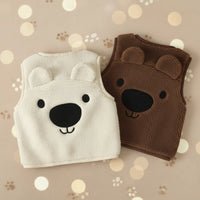 Thumbnail for Baby Bear Fleece Vest – Ciepła i miękka – dziecięca kamizelka z motywem misia