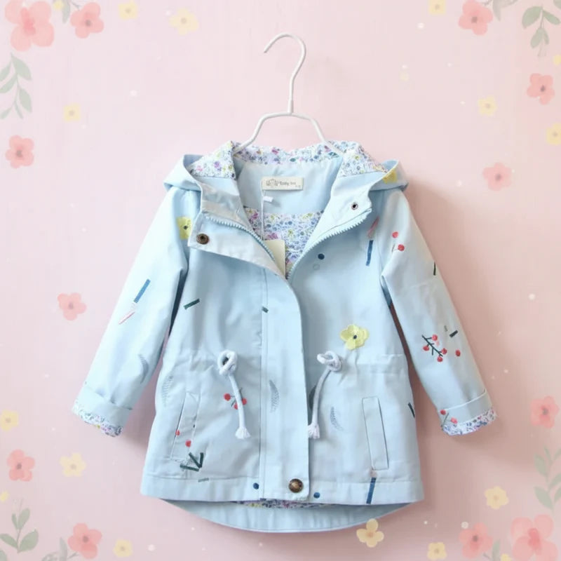 Girls Windbreaker Jacket – Lekka i stylowa – kurtka dziecięca