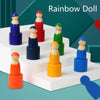 Rainbow Puzzle™ – Kolorowe i kreatywne - drewniane zabawki do sortowania