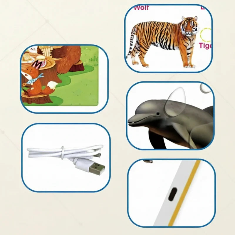 LittleVoices – Interaktywne i zabawne – Książka dźwiękowa tematyczna (angielski)