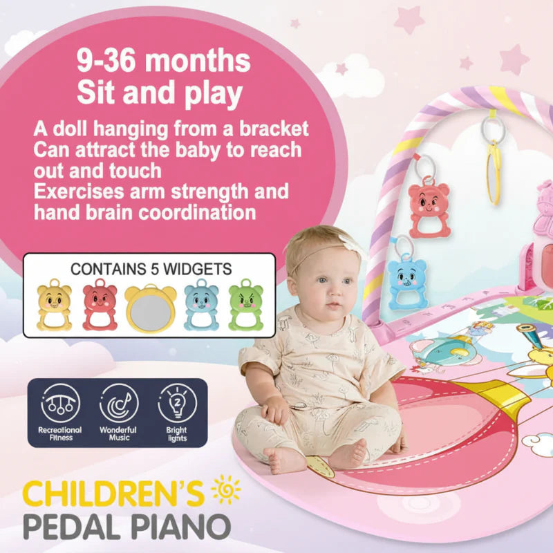 Musical Baby Play Gym – Kolorowe i edukacyjne – mata do gimnastyki dla niemowląt