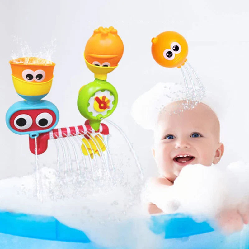 Waterwheel Fun™ – Turn & Splash - zabawa w wodzie – Zabawki do kąpieli dla niemowląt