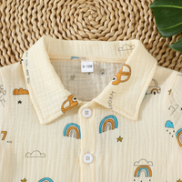 Thumbnail for Dinosaur & Car Print Outfit – Stylowy i zabawny – letni zestaw ubrań