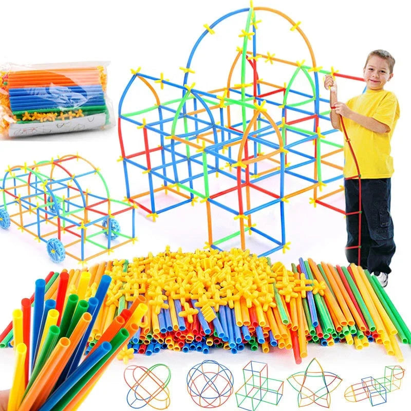 BuildPlay – Fantazja i umiejętności – rurki konstrukcyjne z łącznikami