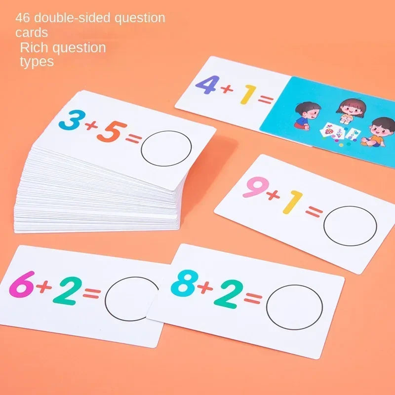 Plastic Tokens Math Math Tokens™ - Karty matematyczne dla dzieci - Zabawka edukacyjna – Mój ...