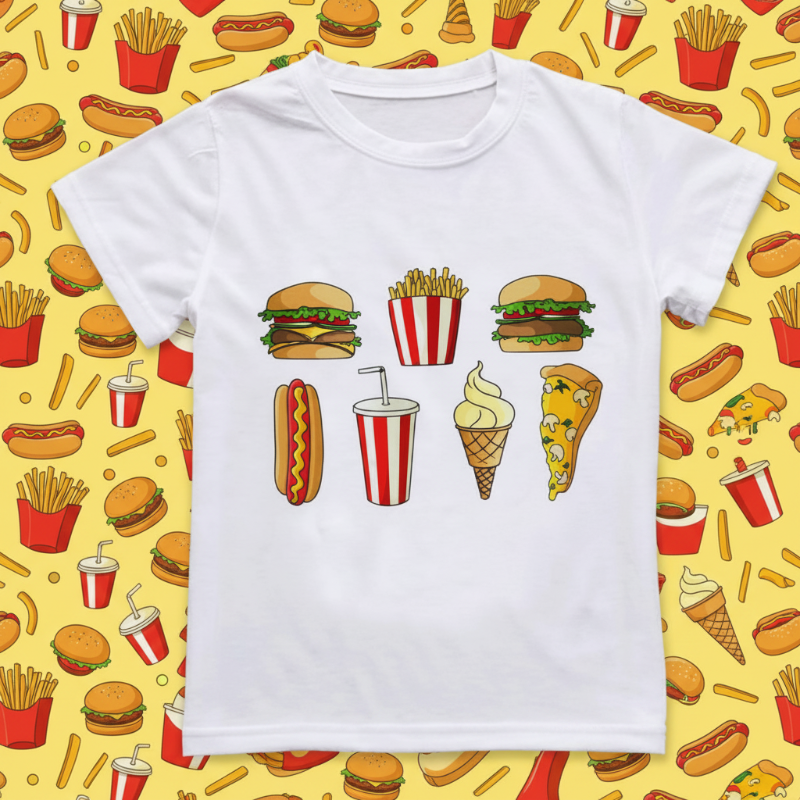 Boys & Girls Summer Tee – Komfort i zabawa – koszulka dziecięca z zabawnym nadrukiem