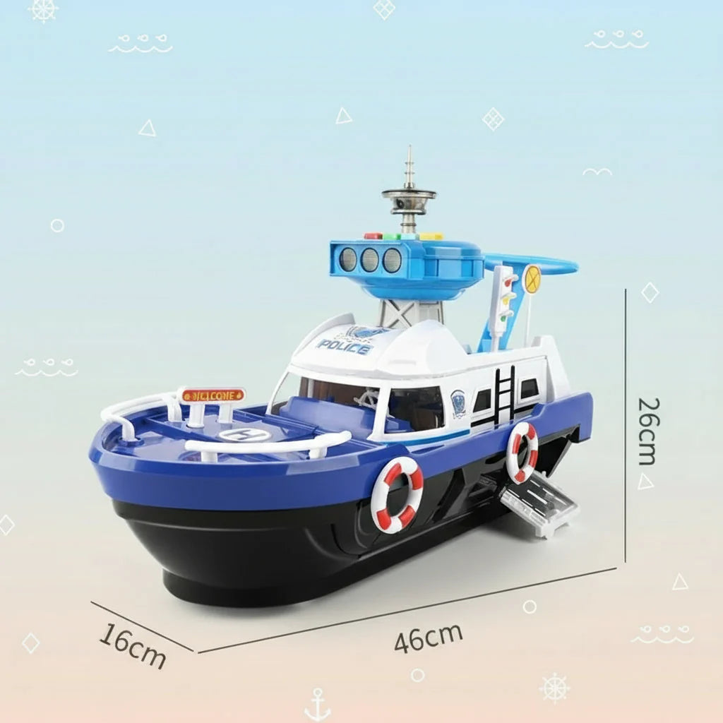 PlayHarbor – Muzykalny i interaktywny – łódź-zabawka ze światłem i dźwiękiem