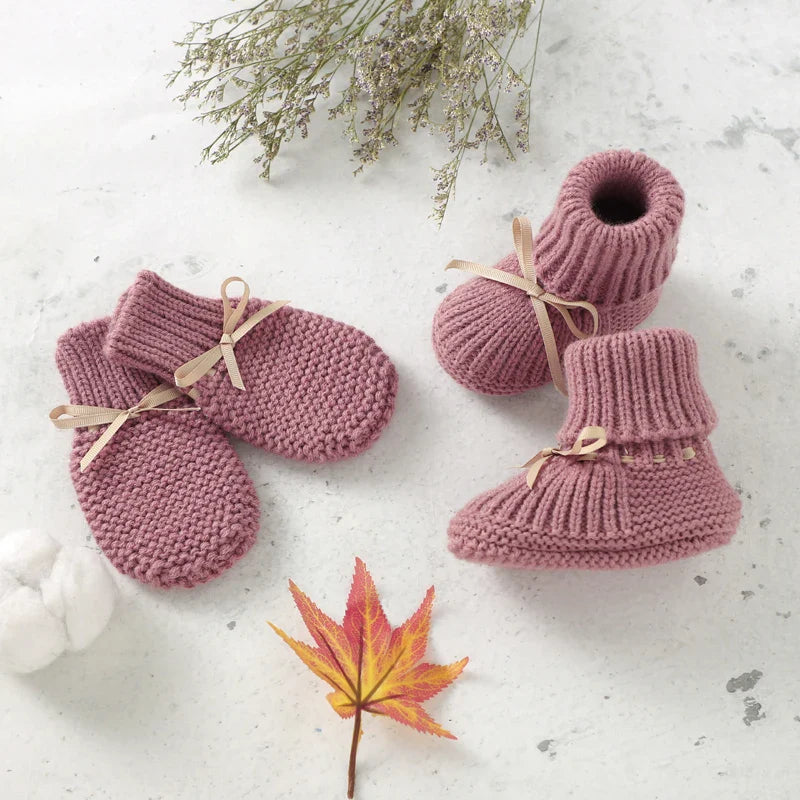 Booties & Mittens – Miękkie i ciepłe – zestaw rękawiczek i bucików