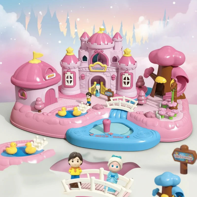 Magnetic Princess Castle – Kreatywne i magiczne – zestaw do zabawy z magnetycznym domkiem dla lalek