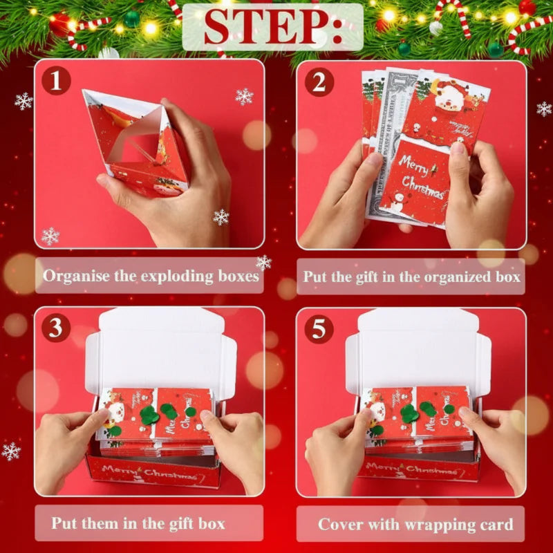 MerryPop – Magiczne i zaskakujące – świąteczne pudełko z prezentem pieniężnym