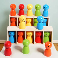 Thumbnail for WoodenMatch – Inteligentna i zabawna – Gra kolorowa Montessori