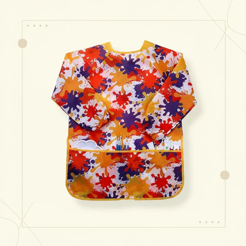 ArtEase – Kolorowy i wodoodporny – fartuch malarski dla dzieci