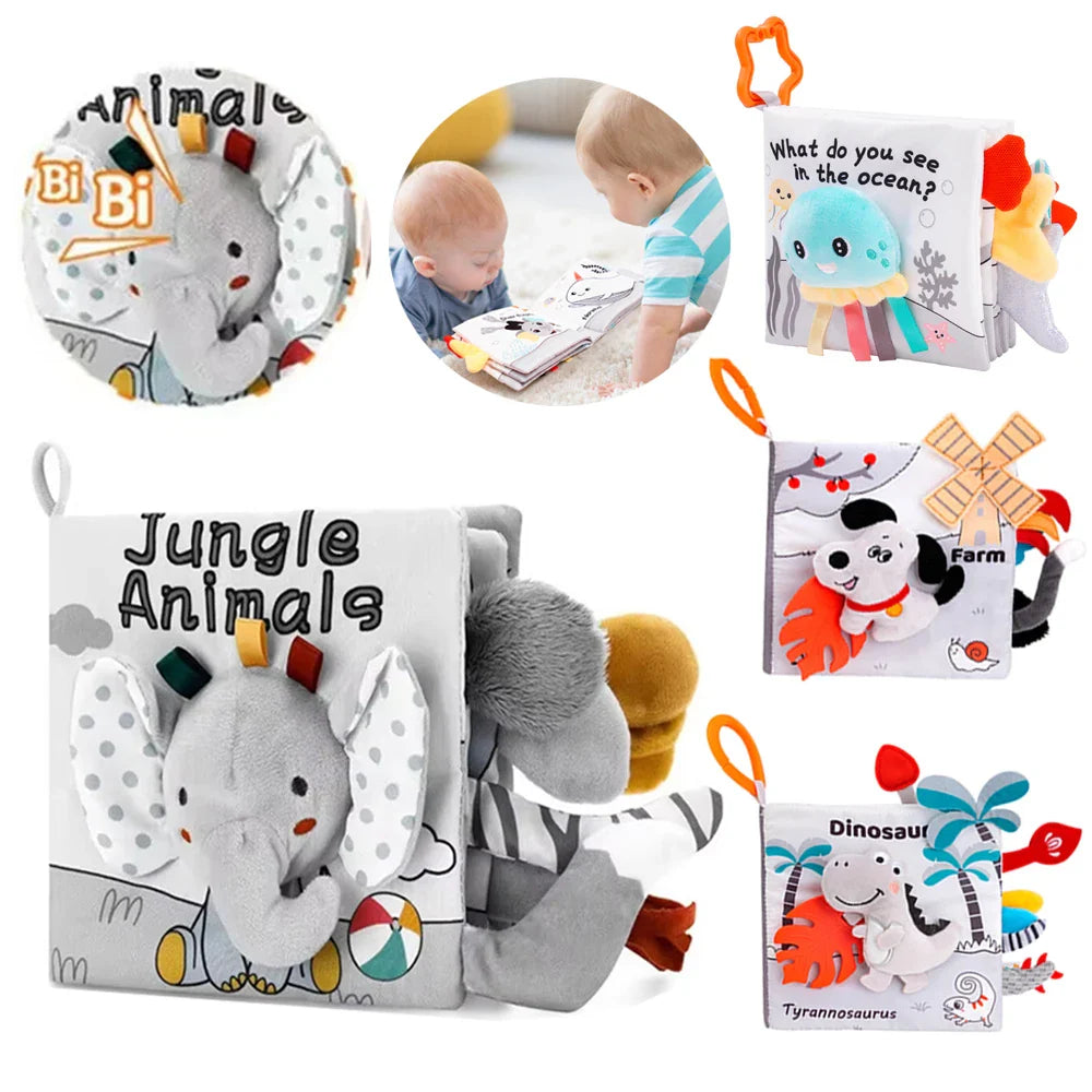 Soft Sensory Book – Poczuj i odkryj - książeczka dla niemowląt