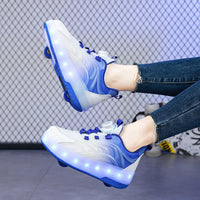 Thumbnail for Light-Up Skate Shoes – LED i wygoda – świecące trampki na wsuw