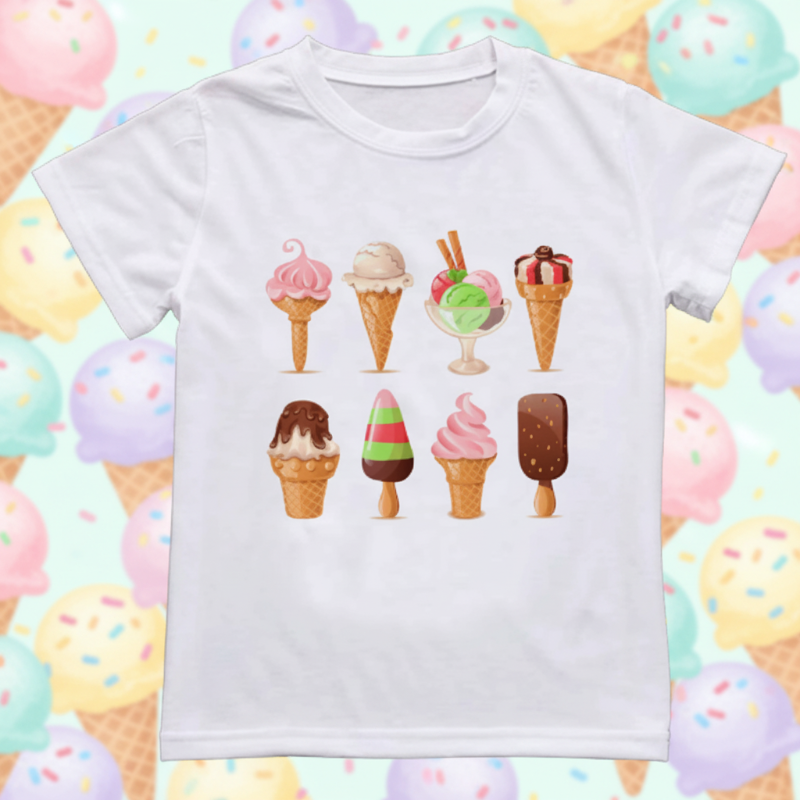 Boys & Girls Summer Tee – Komfort i zabawa – koszulka dziecięca z zabawnym nadrukiem