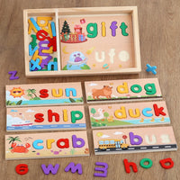 Thumbnail for AlphaPuzzle – Nauka angielskich słówek – Drewniana układanka ortograficzna