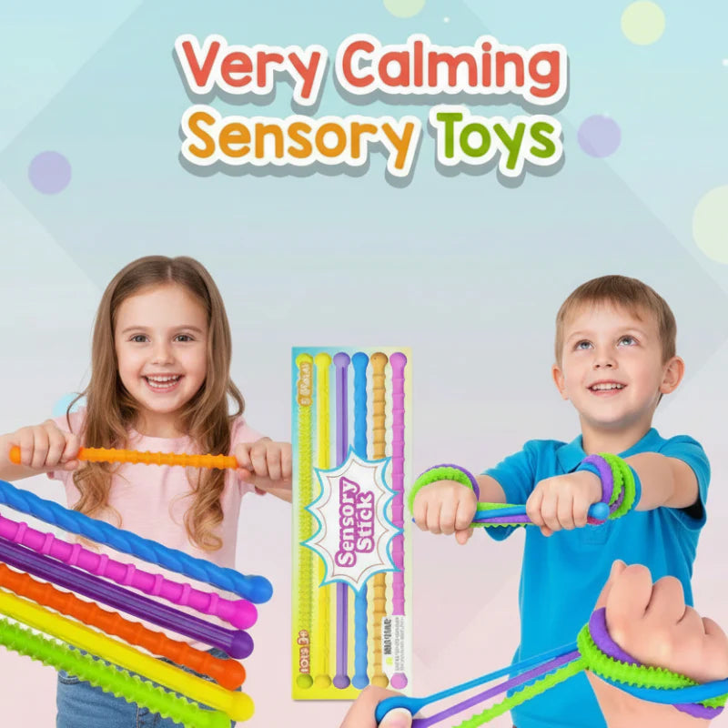 Fidget Sensory Sticks – Uspokajające i relaksujące – zabawki sensoryczne