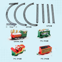 Thumbnail for XmasTrain – Świąteczny i zabawny – elektryczny zestaw kolejowy na Boże Narodzenie